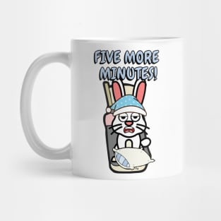 Lazy bunny cant get out of bed Mug